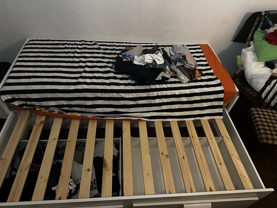 Cama individual transformavel em cama de casal