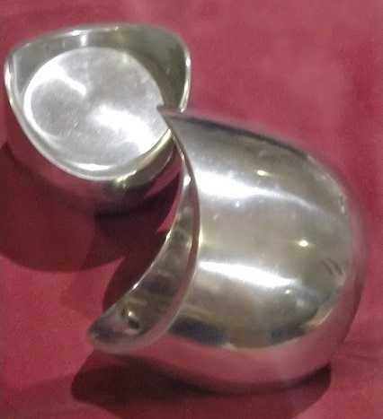 Porta Velas Prateado (Decoração)