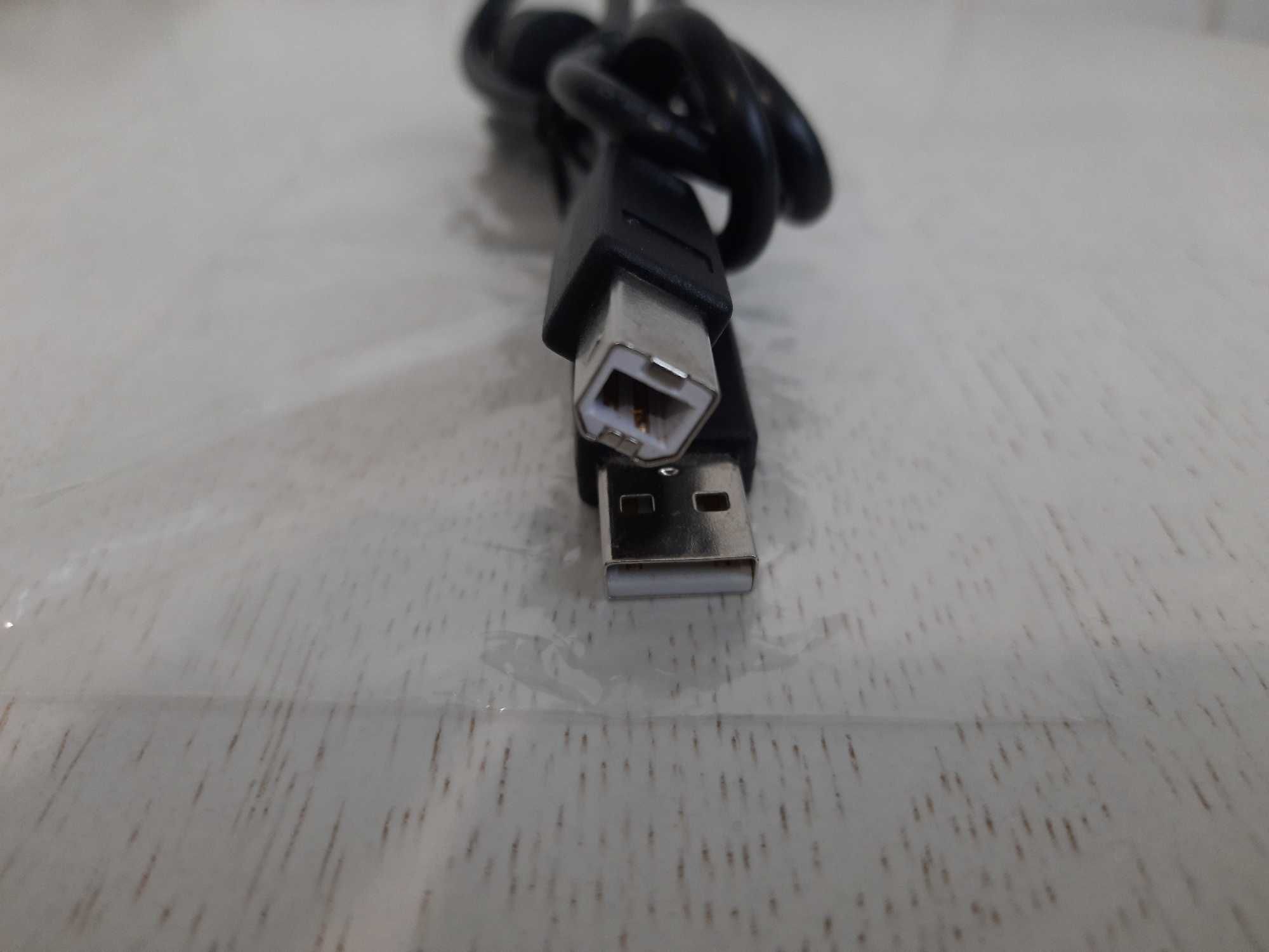 Кабель USB 2.0 AM/BM 1м Black