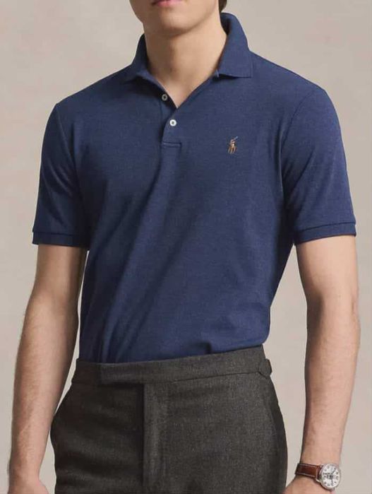 Męska koszulka Polo Ralph Lauren Custom Slim Fit Soft Cotton rozmiar L