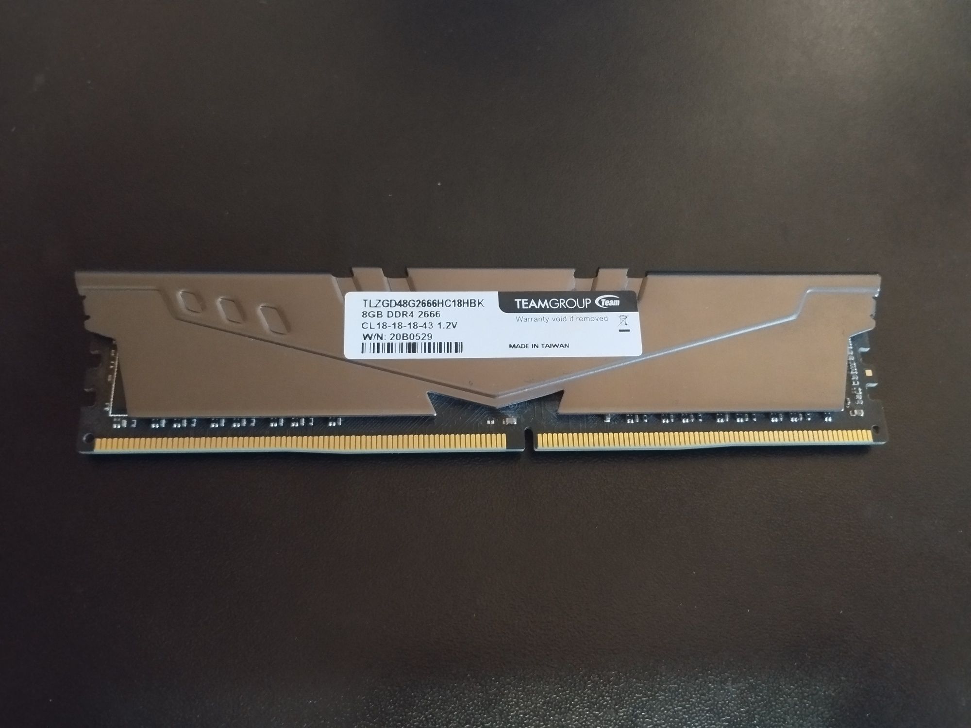 Оперативная память TeamGroup T-Force Vulcan Z 8GB DDR4 2666 MHz