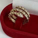 Золотое кольцо "Cartier" с бриллиантами
