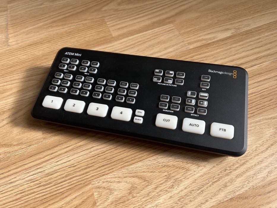 Blackmagic ATEM mini live streaming