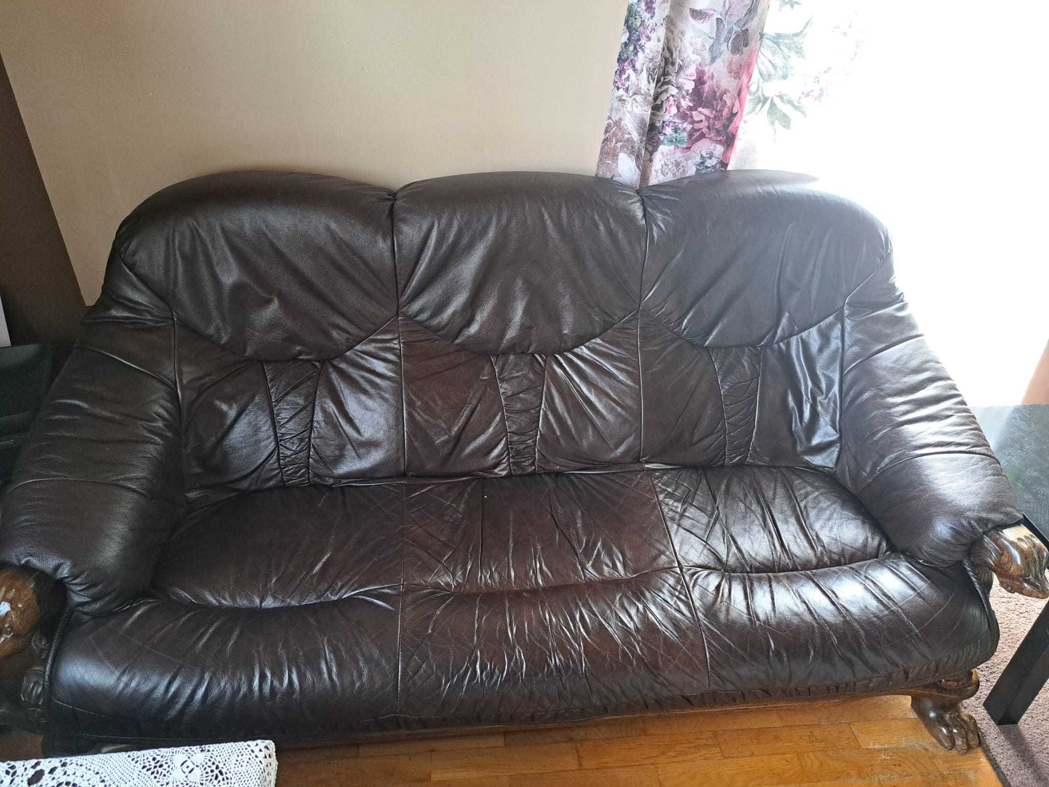 Sofa skórzana 3 os i 2 os Zestaw KLER