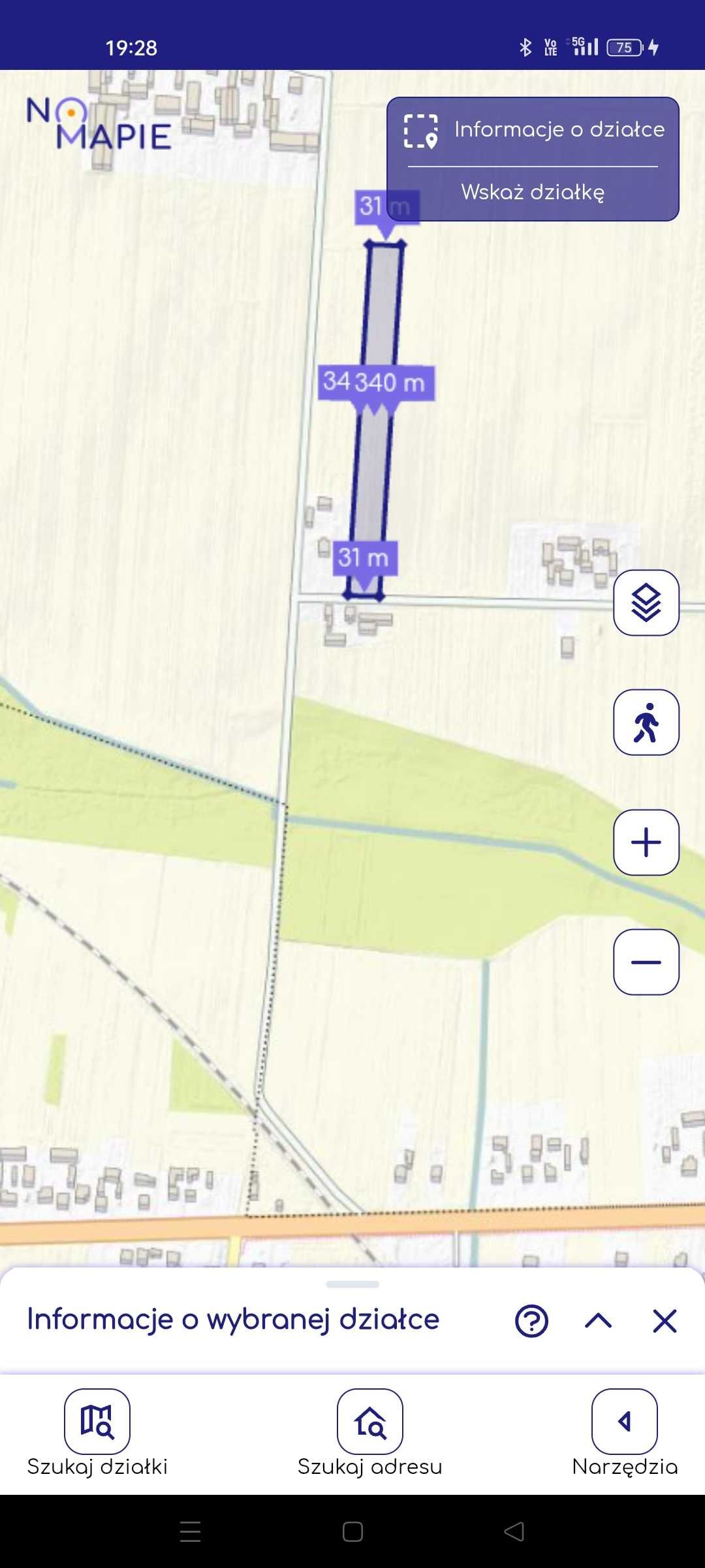 Działka siedliskowa STABRÓW 1.04 ha