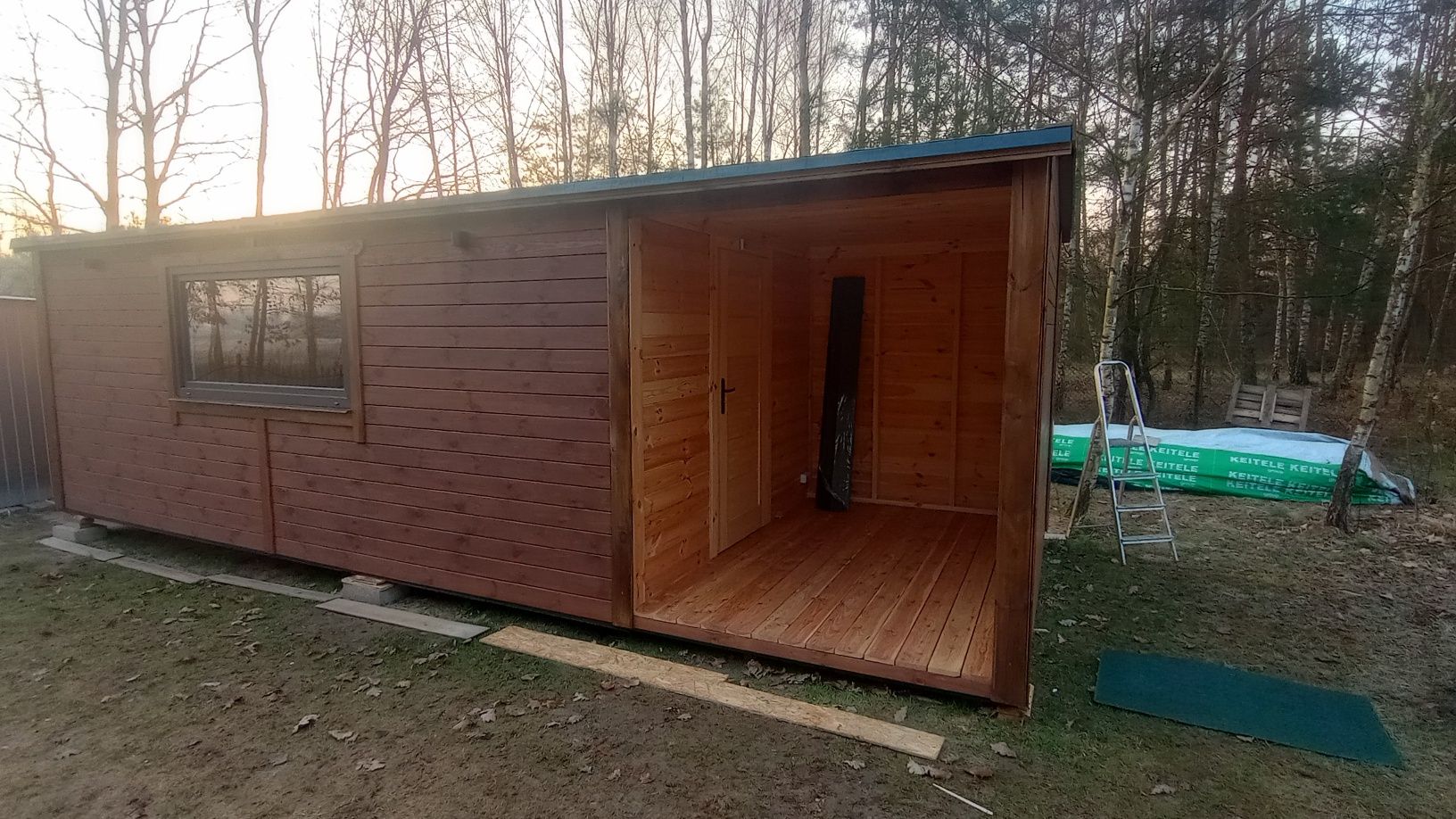 Domek ogrodowy całoroczny holenderski angielski