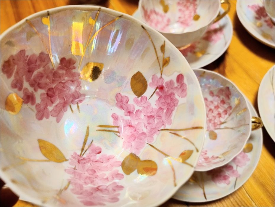 Шедевр, рідкісний сервіз Дульово, Дулево, Рожевий бузок