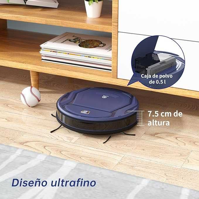Robot odkurzający,sprzątający OKP 2100 Pa,super smukły z Wi-Fi (68a)