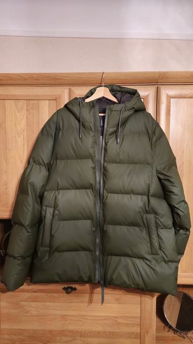Rains Puffer Jacket 1506 Green L/XL