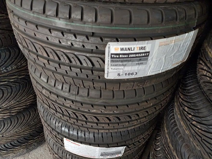 4 pneus Novos 205/45R17 Wanli