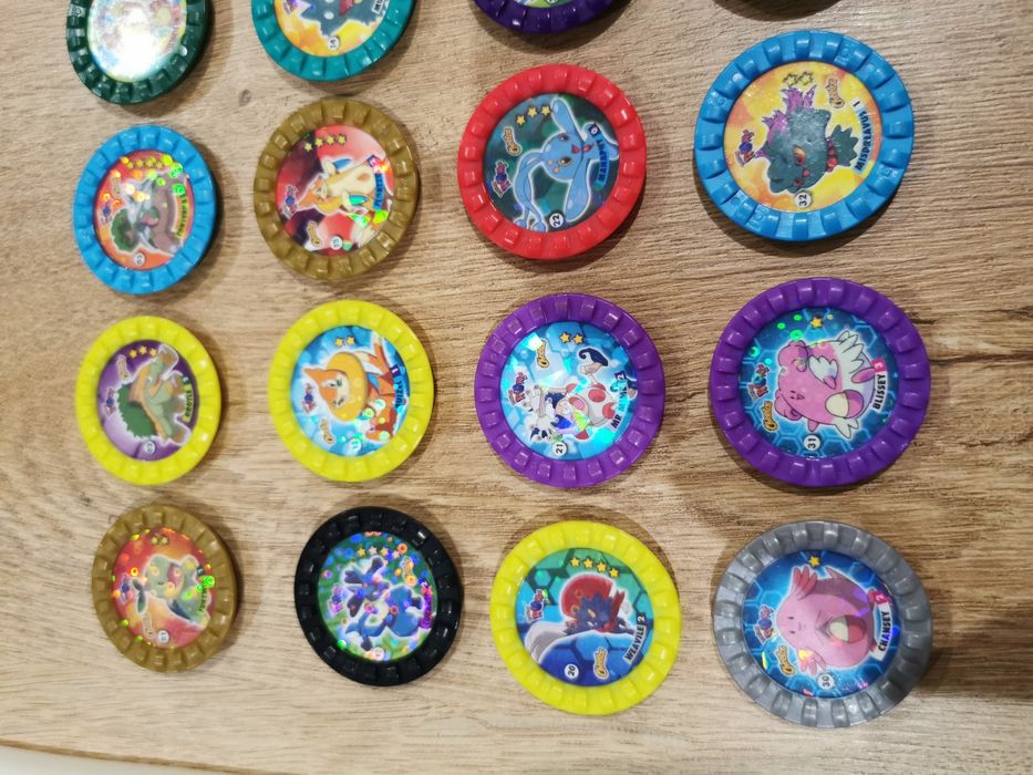 Pokemon Rock's Tazos (cheetos) rok 2006. 37 sztuk