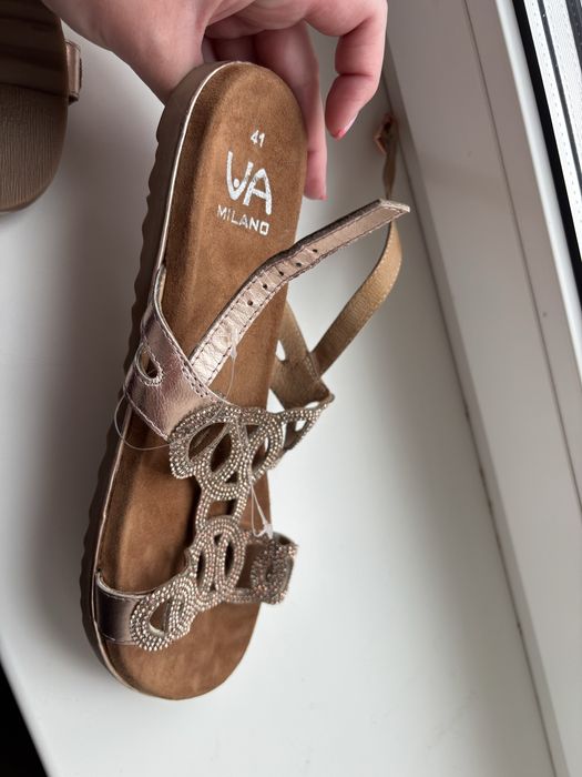 Шкіряні босоніжки 41 розмір 26,5 см Ara ecco clarks