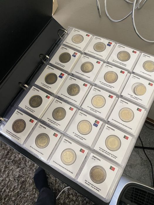 Alvéolos Portugal moedas 2 euros