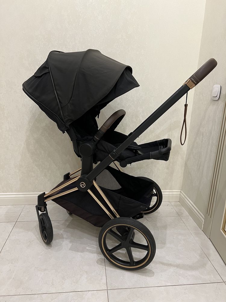 Коляска 2 в 1 Cybex Priam Patinum, rose gold