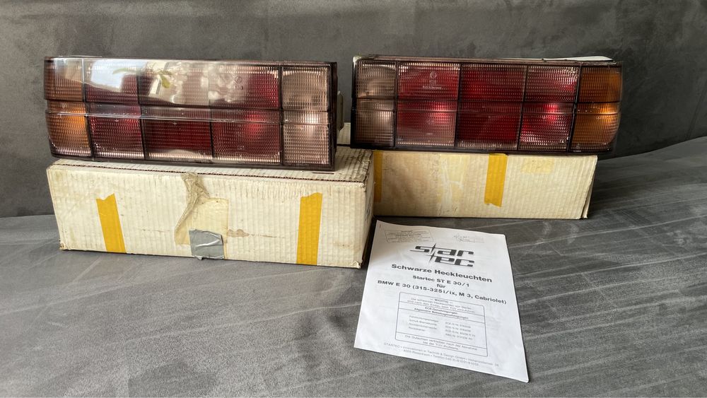 Tylne lampy STARTEC BMW 3 E30 Waska Rarytas Unikat