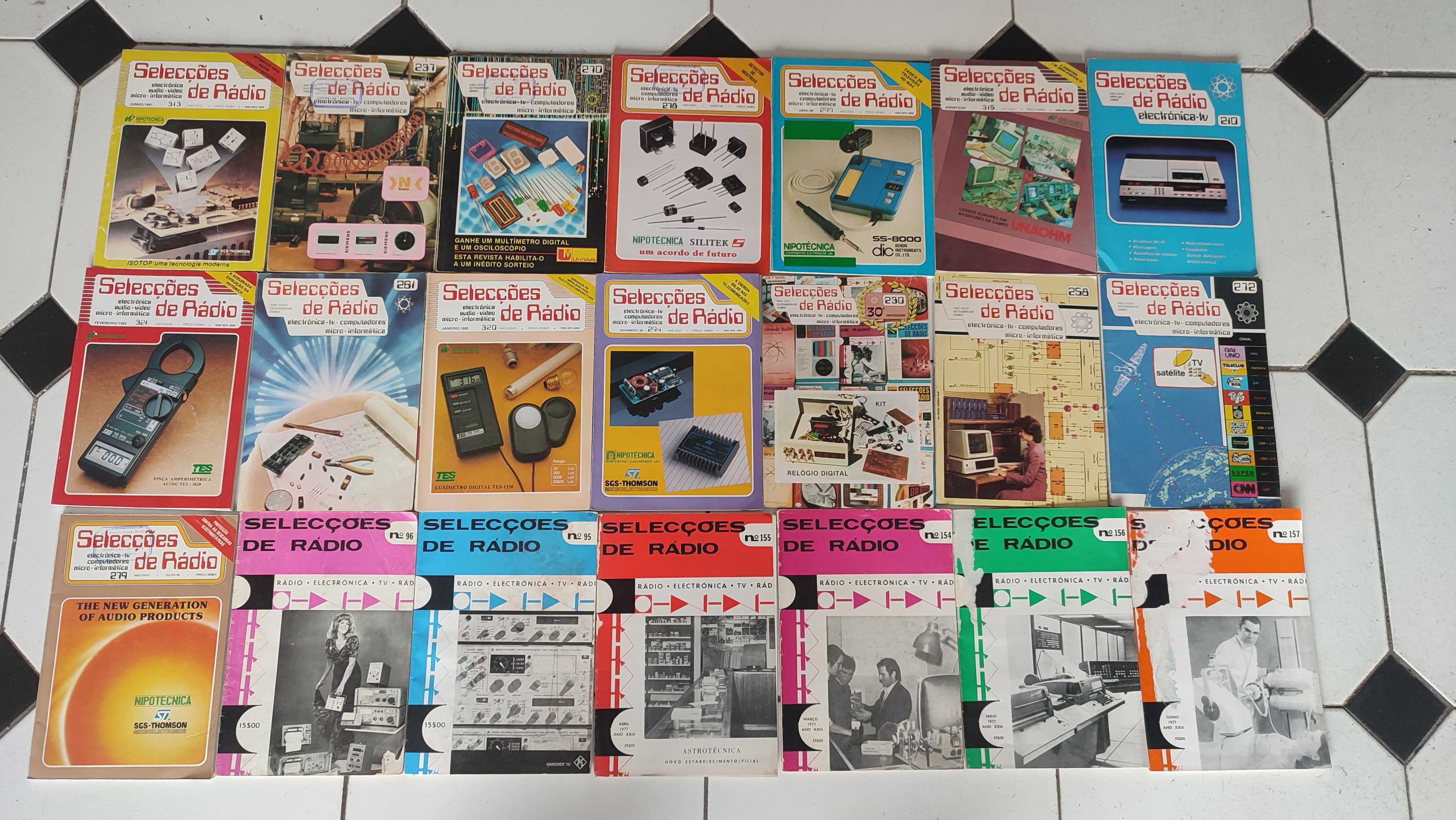 Lote 42 revistas Selecções de Rádio