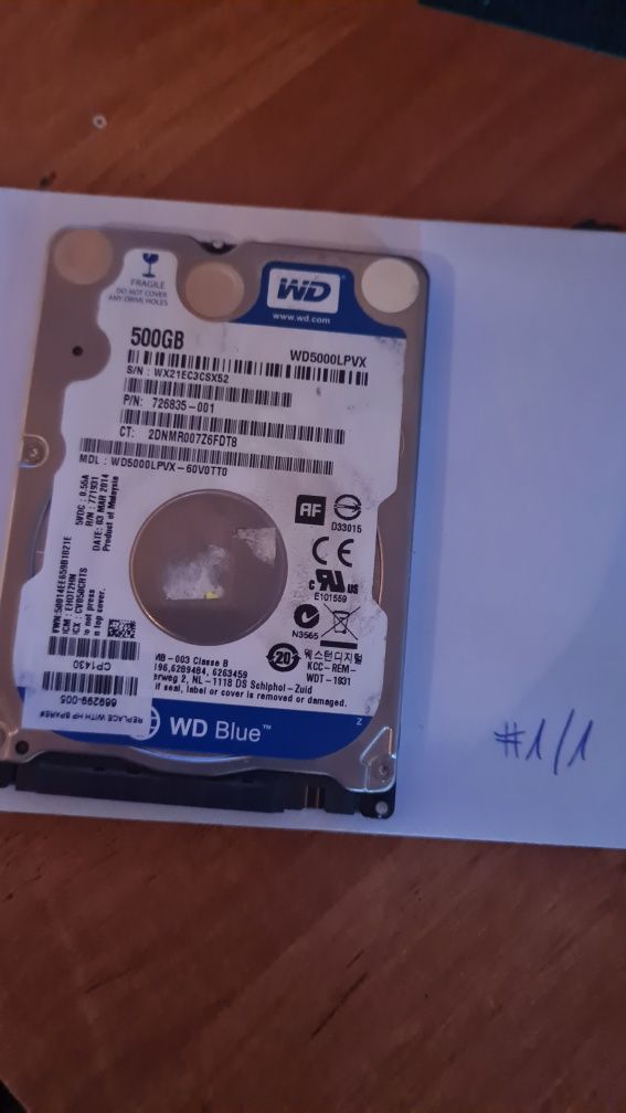 Dysk 2.5 500gb sprawny /#1/1