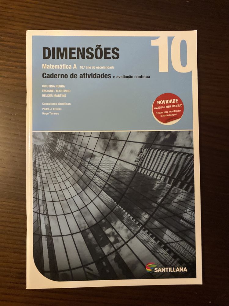 Caderno de atividades  “Dimensoes “  - 10 ano