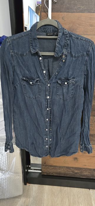 Koszula jeansowa rozciągliwa S