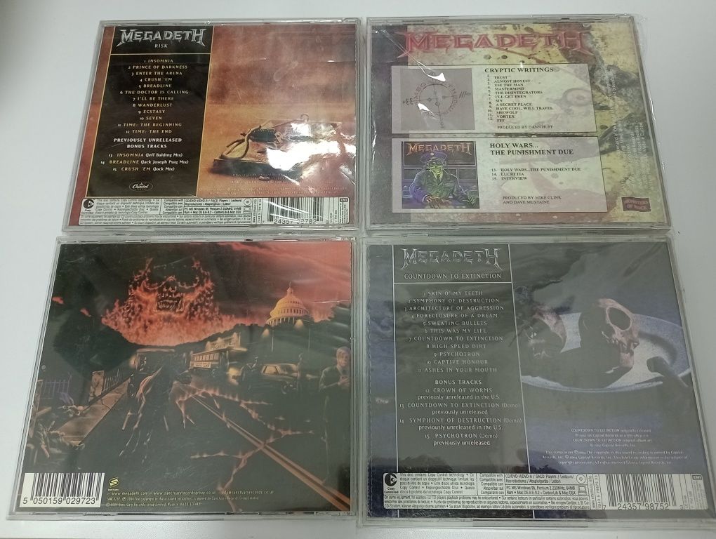 CD диски гурту Megadeth