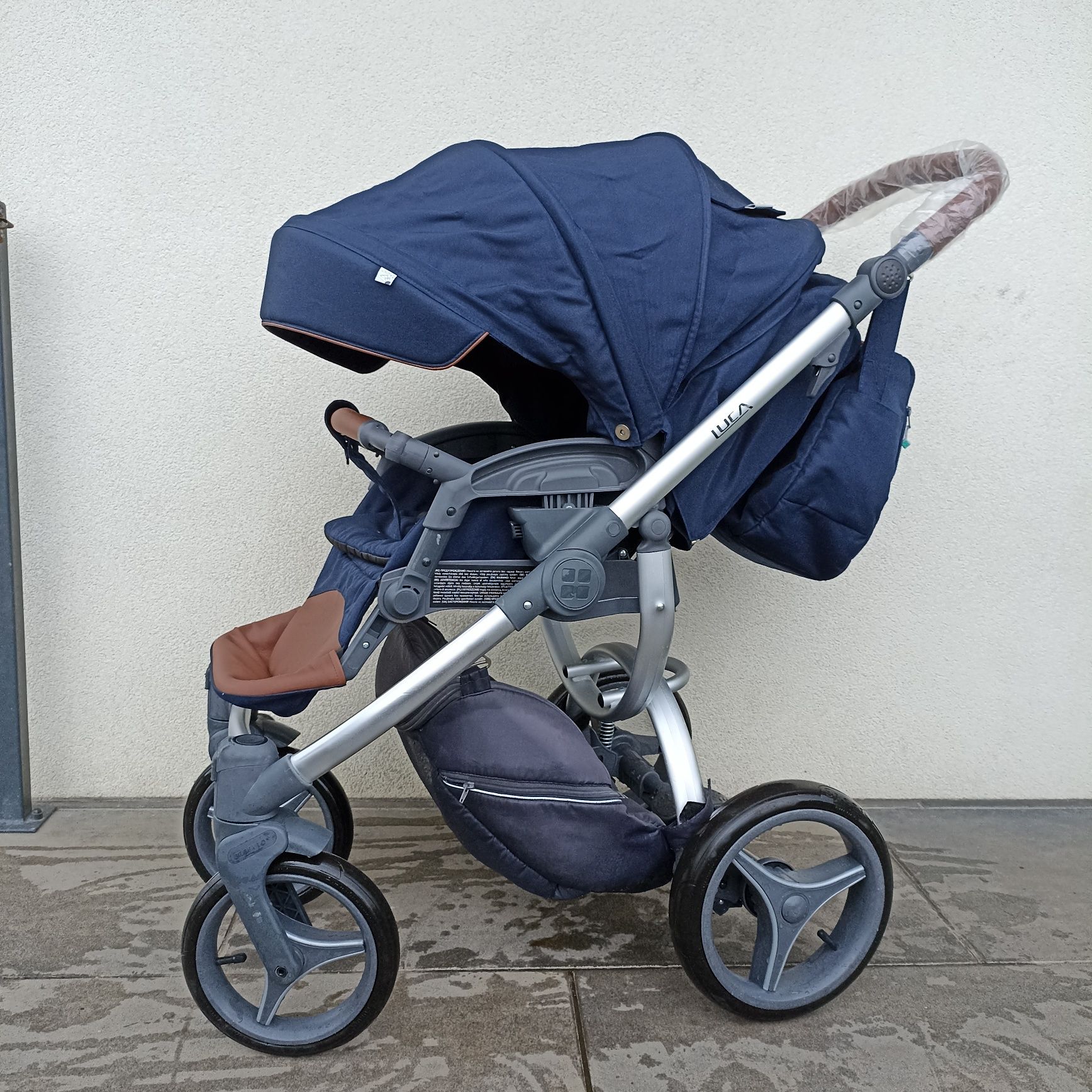 Wózek 4/1 Bebetto Luca pro fotelik cybex plus baza ISOFIX