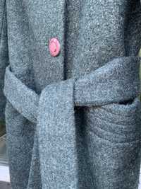 Пальто зимове тепле жіноче з поясом