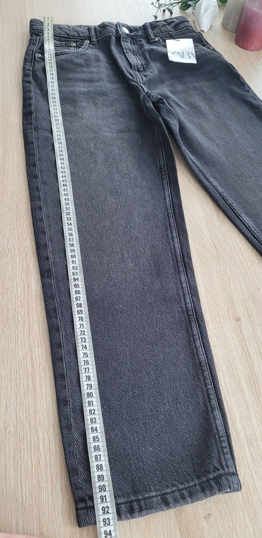 Nowe jeansy Zara 164 mom fit