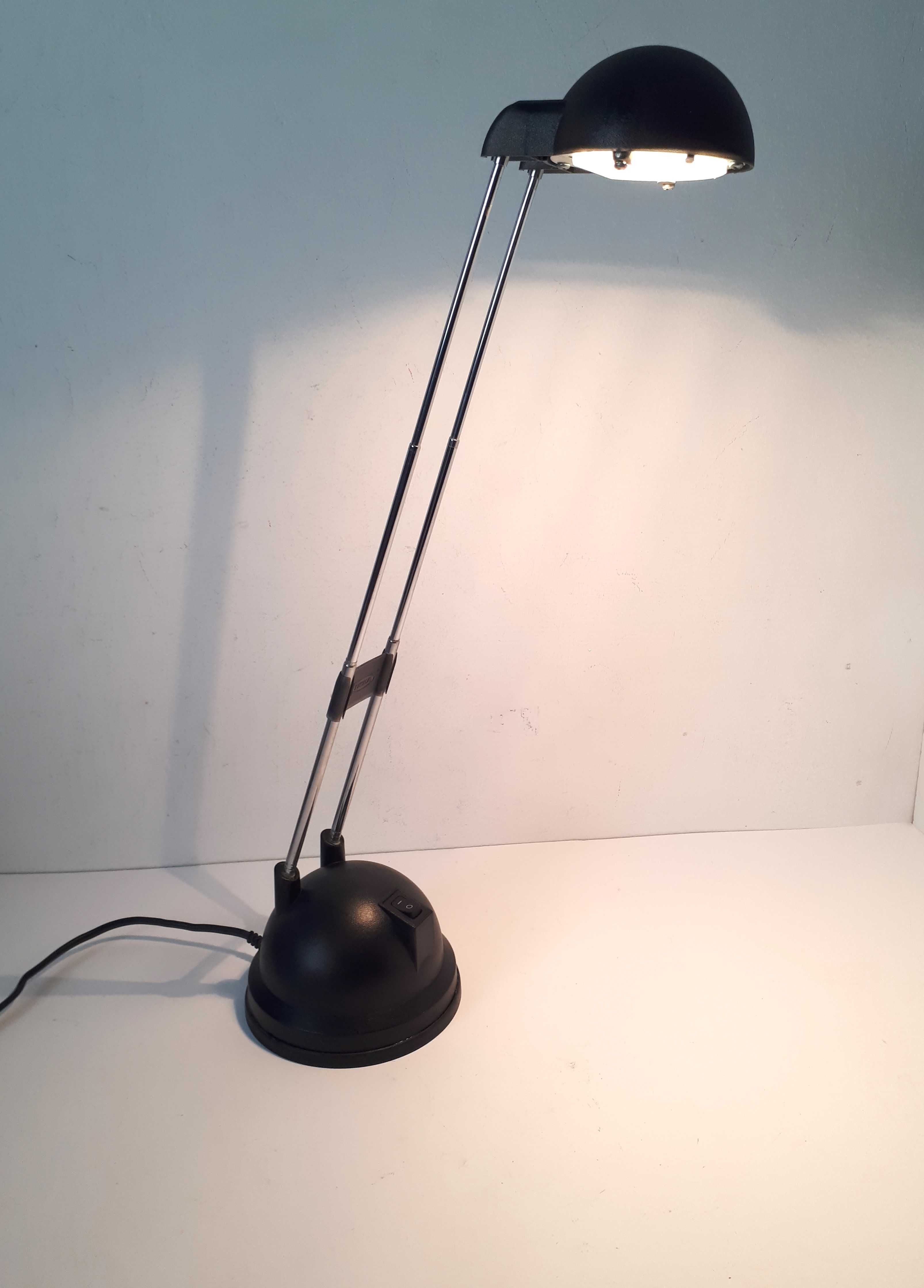 lampka biurkowa Ikea halogenowa czarna regulowana