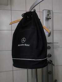 worek Mercedes Benz AMG czarna torba ze ściągaczem sportowa bag sport