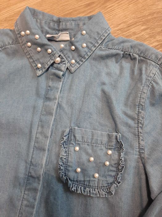 Koszula coccodrillo kamizelka h&m