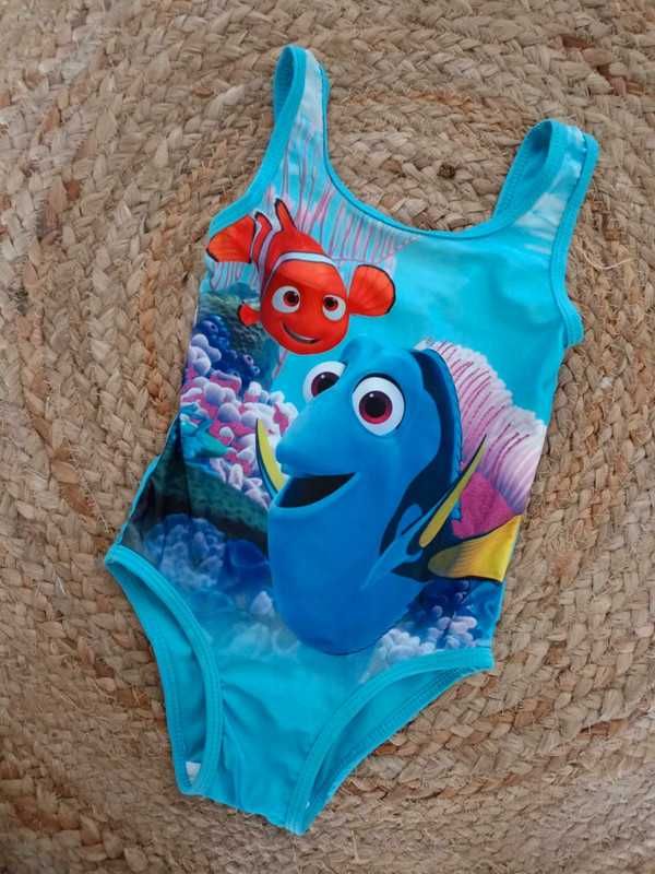 Strój kostium kąpielowy dziewczęcy jednoczęściowy disney nemo