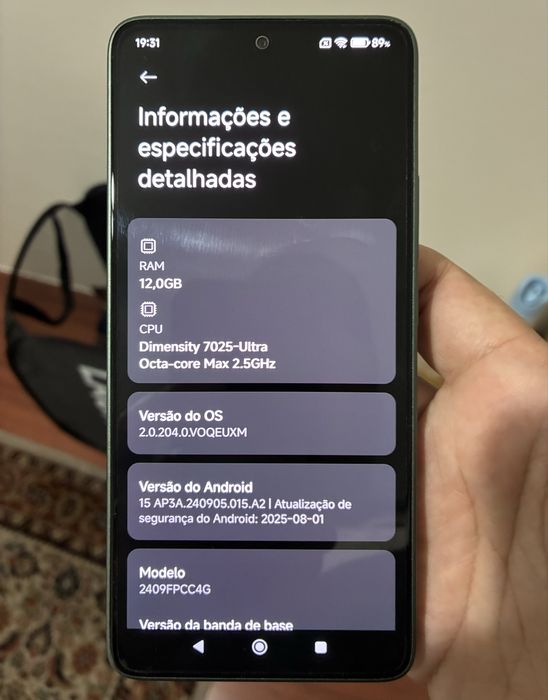 Telemóvel xiaomi Poco M7 Pro 5g 12gb de ram