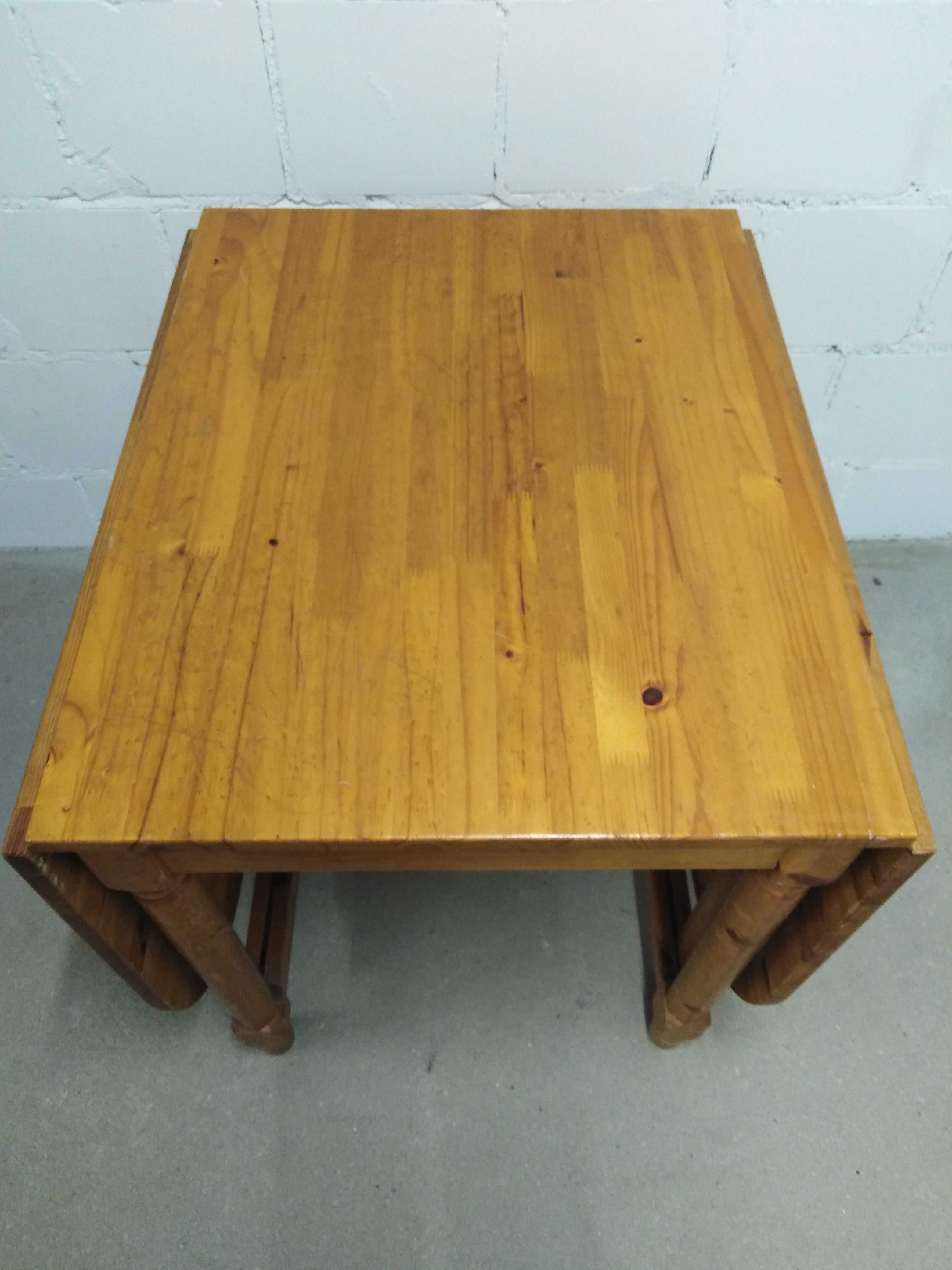 Stół drewniany, rozkładany, do jadalni,