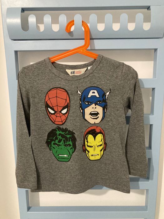 Bluzki H&M, Lupilu, z długim rękawem, longsleeve, rozm. 98/104