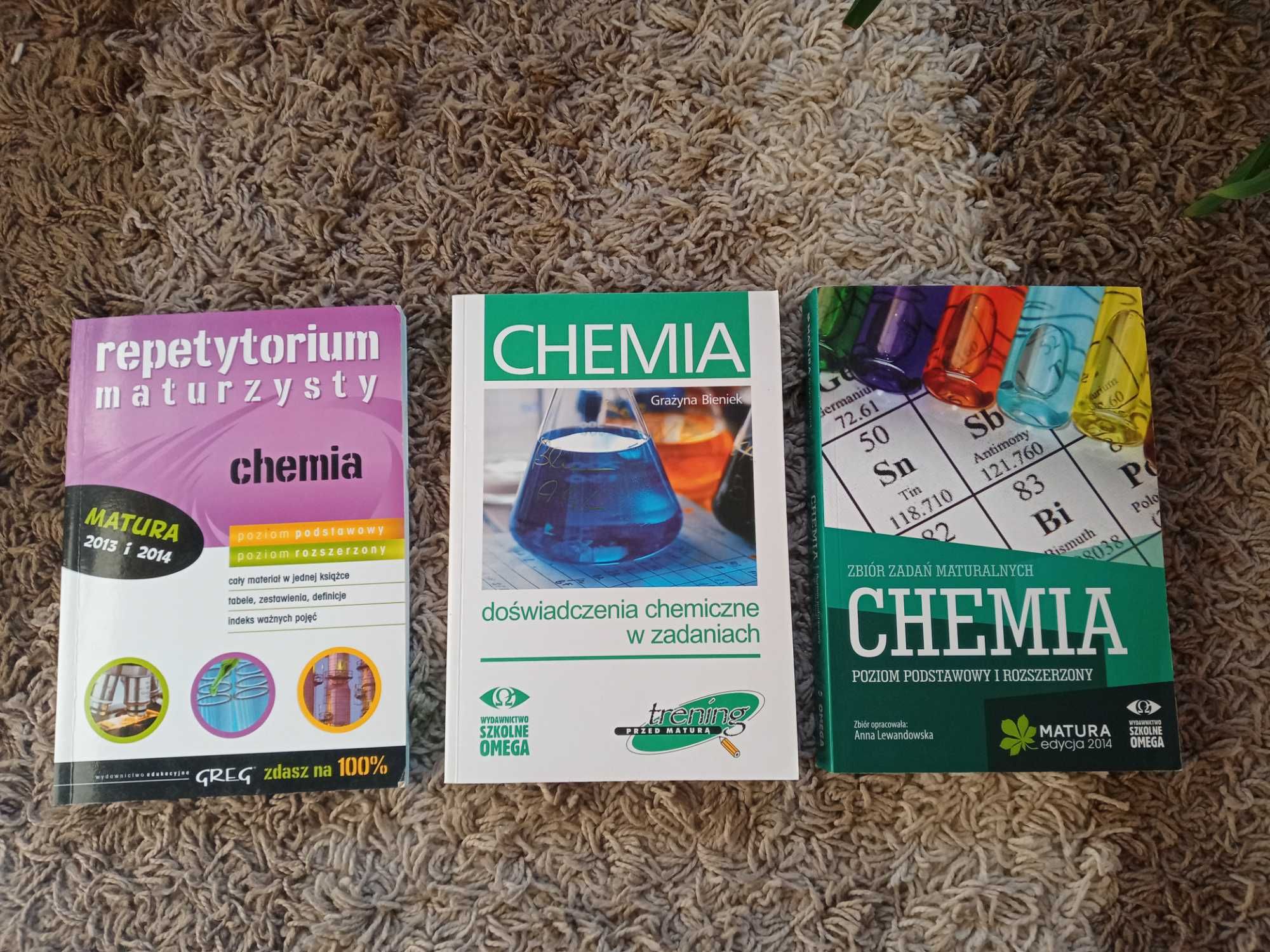 Zbiory zadań do chemii. Repetytorium maturzysty.