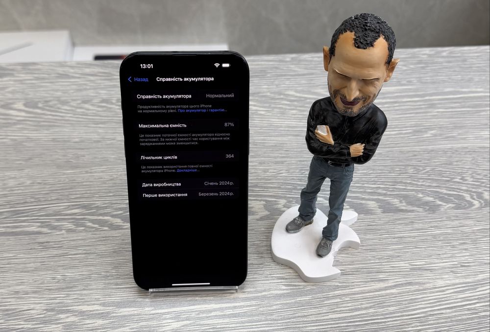 iPhone  15 Pro Max 256 GB Blue Titanium eSIM / 87%