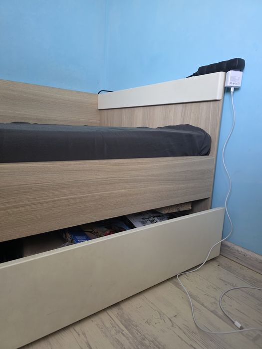 Łóżko 90x200 z szufladą
