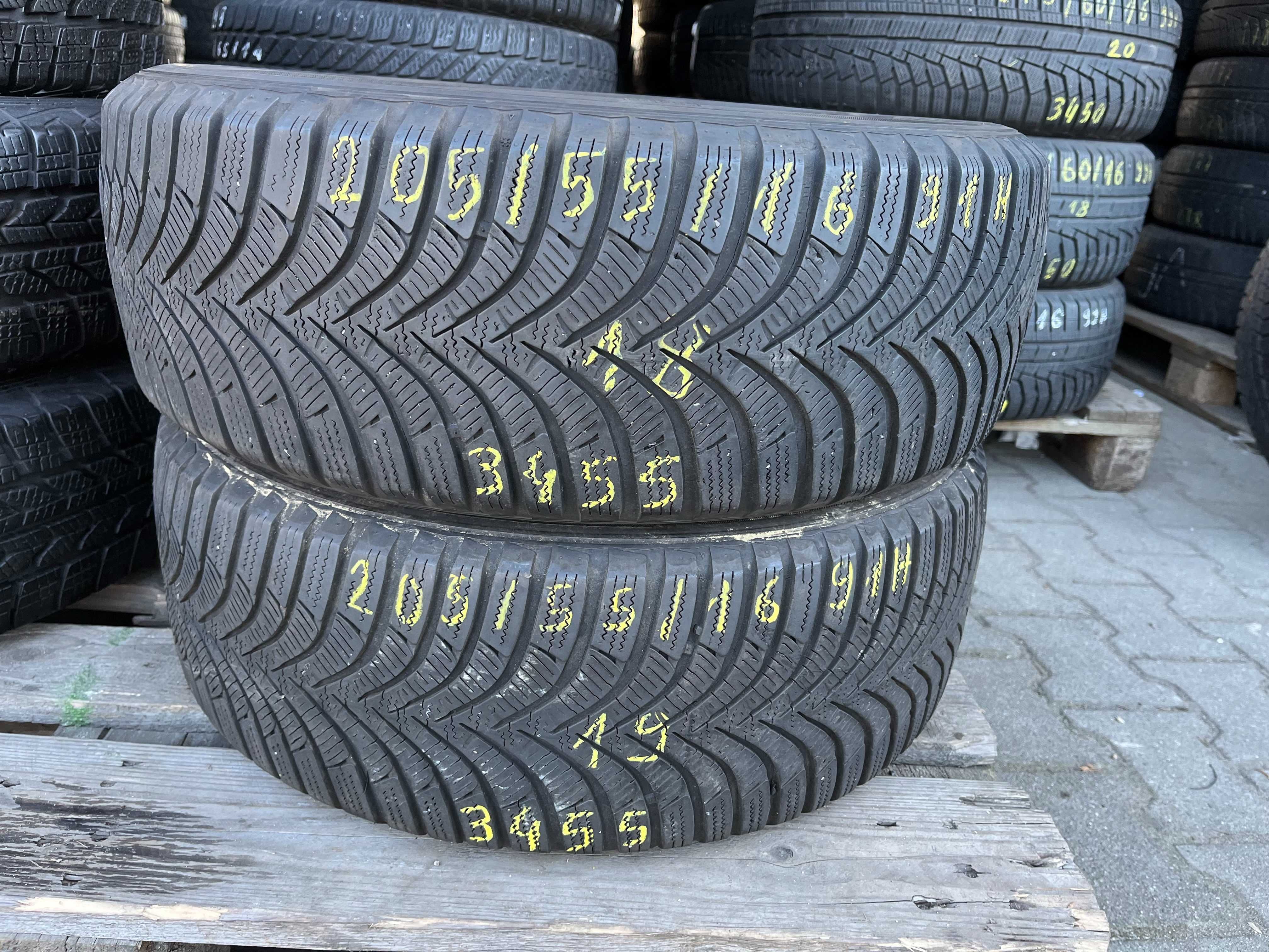Opony zimowe 2x Hankook Winter RS2 205/55 16 91H WYSYŁKA MONTAŻ #3455