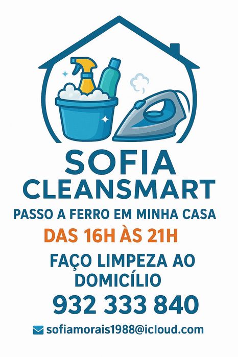 Passo a ferro e faço limpeza