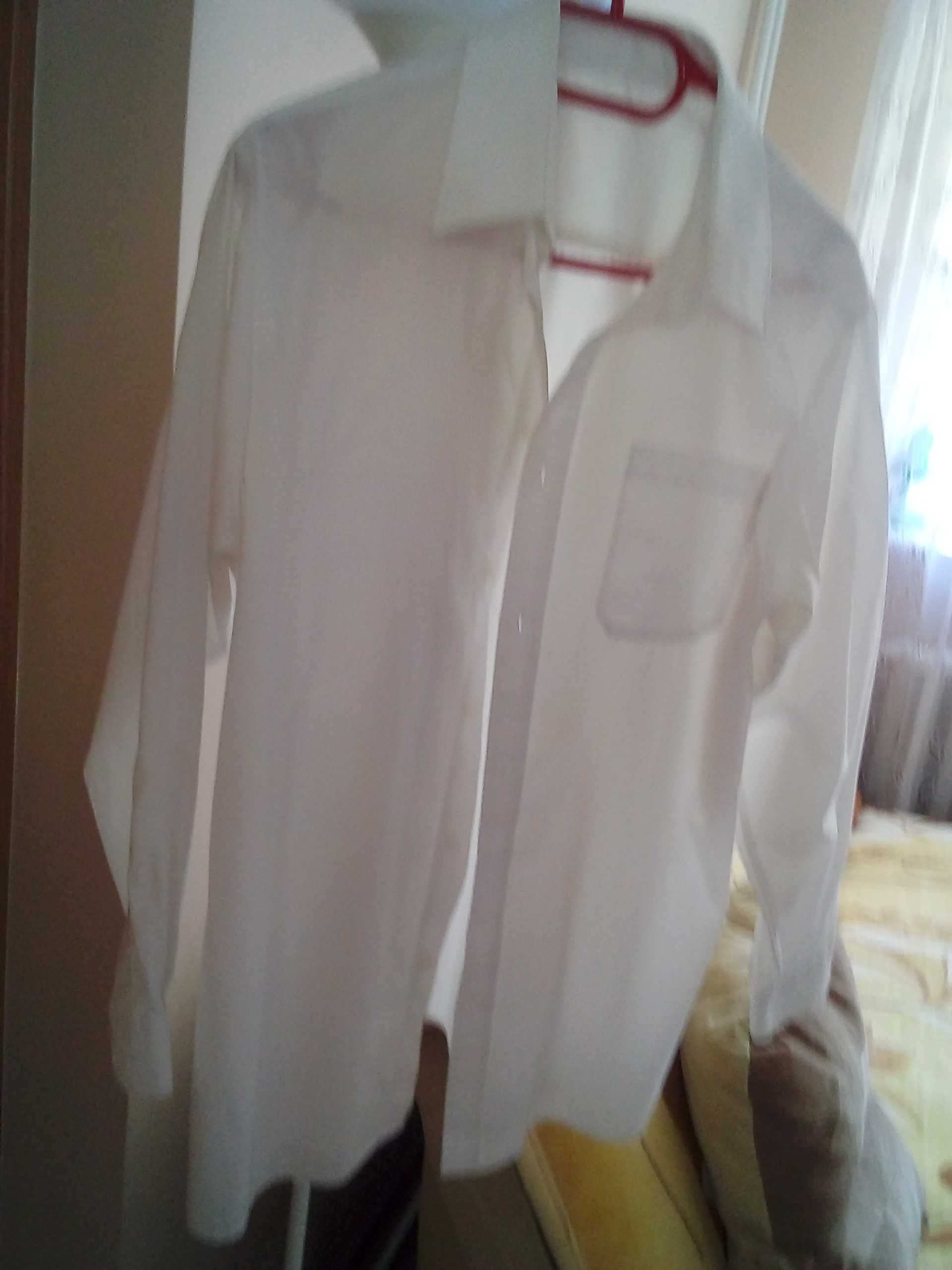 Koszula biała męska 170