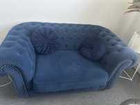 Sofa 2 osobowa, styl glamour