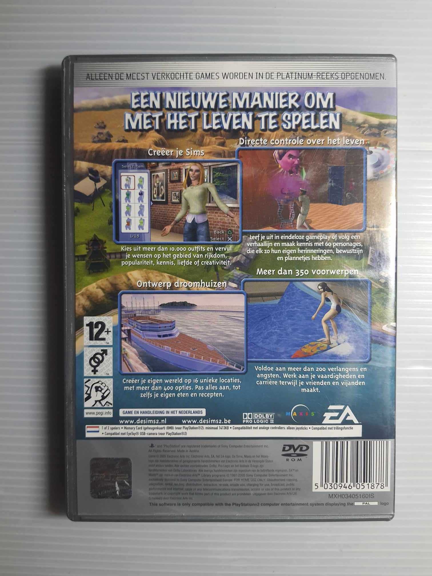 Playstation PS2 De Sims 2