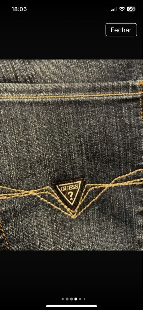 Dois pares de calcas Guess originais