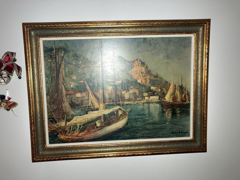 Quadro em oleo bom estado