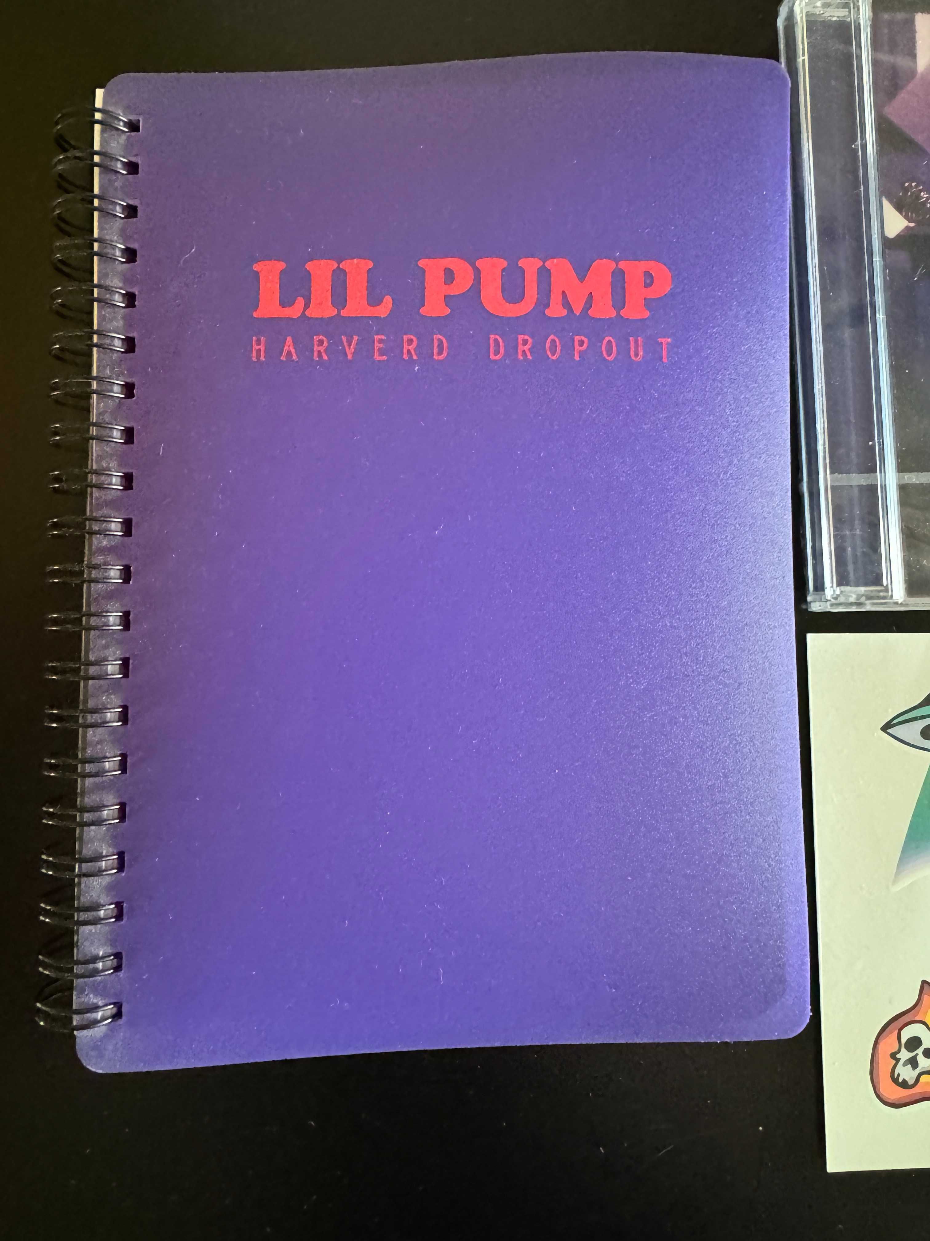 Lil Pump - Harverd Dropout edycja limitowana z notesem i tatuażami