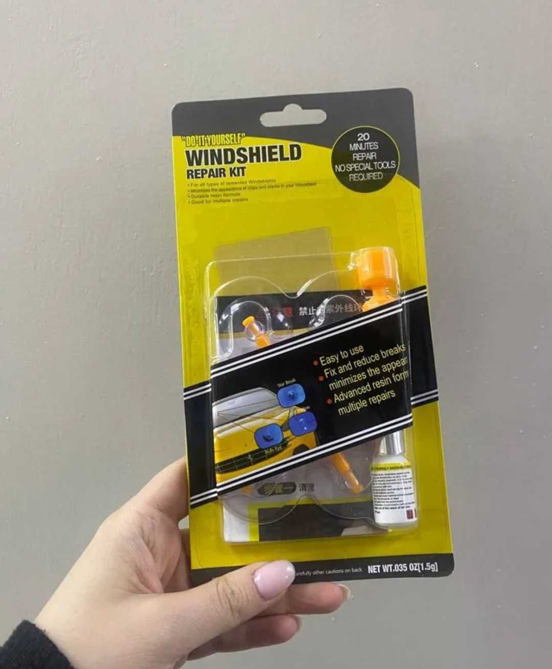 Набір для ремонту автоскла Sunroz Windshield Repair Kit