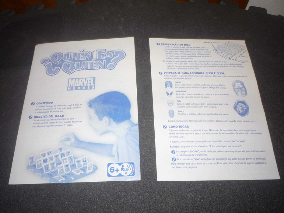 Jogo "Quem é quem?" (Marvel): 1 euro