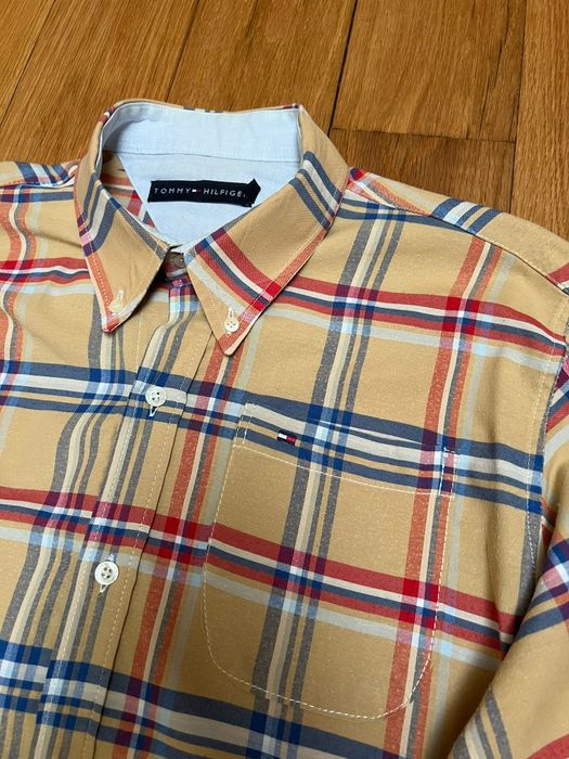 Camisa xadrez Tommy Hilfiger,  tamanho XXL