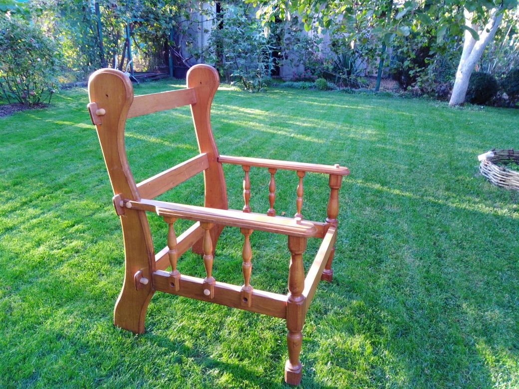 Дубовый каркас для кресла, массив дуба.