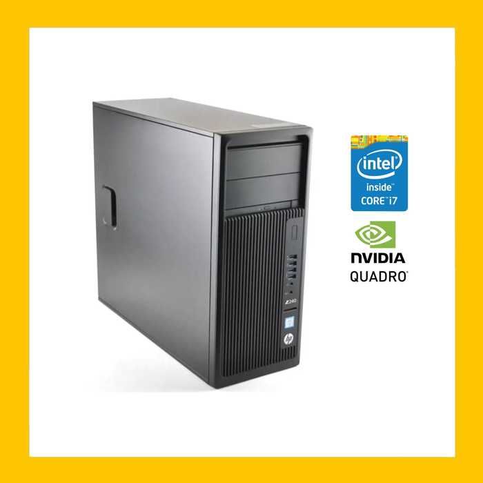 Рабочая станция Б-класс HP Z240/Core i7-6700/32GB DDR4/1TB SSD/K2200
